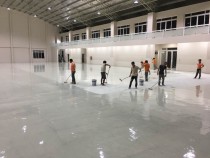 Thi công Epoxy trường Hoàng Việt